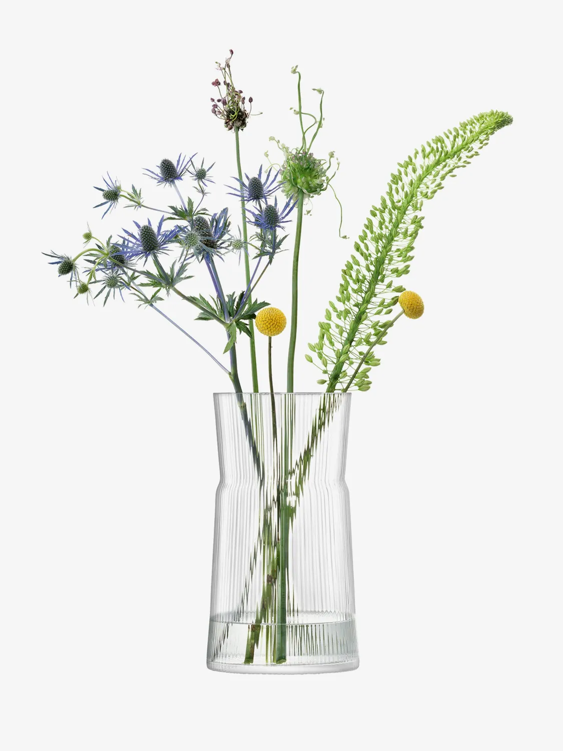 LSA Gio Line lanterne vase glas inkl. lys