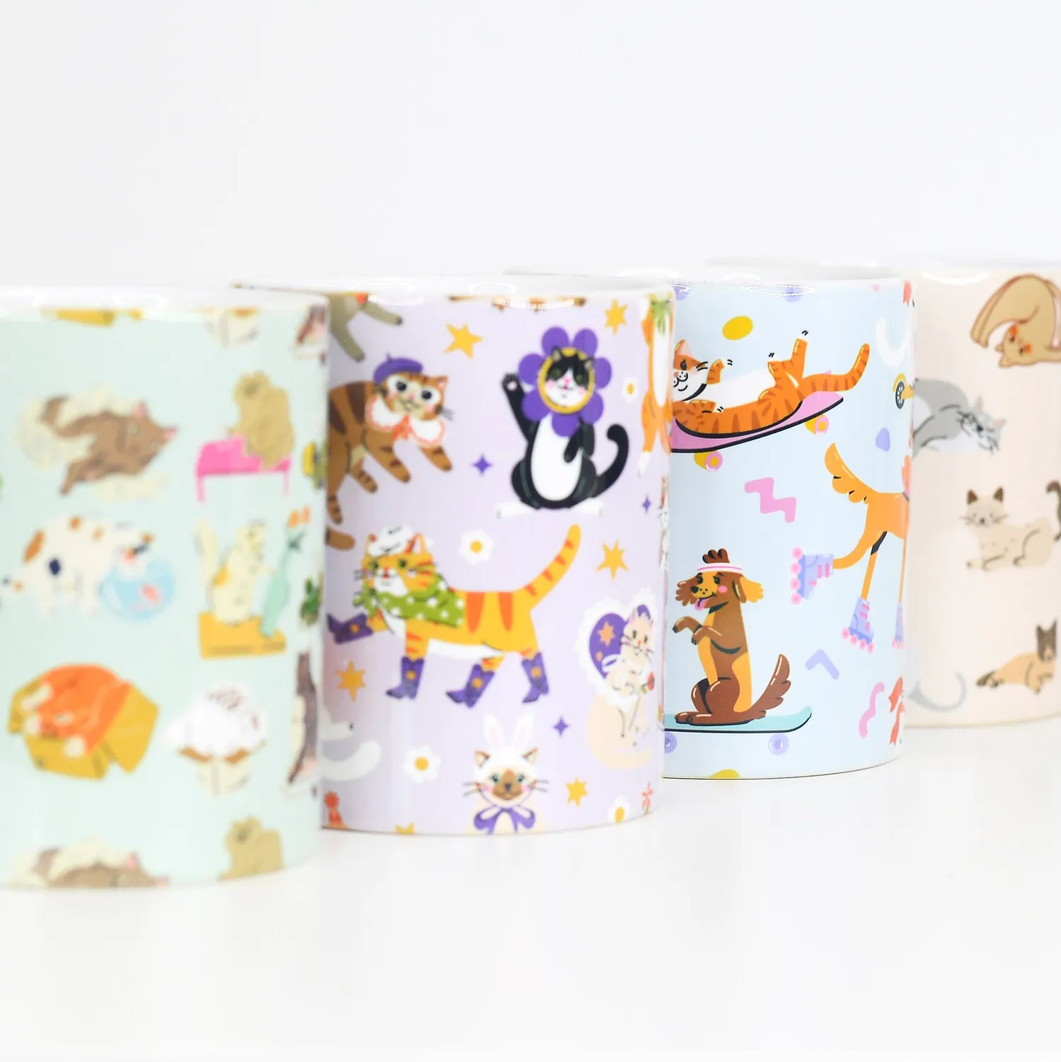 Mugsby Cool Cats krus 325 ml med katte