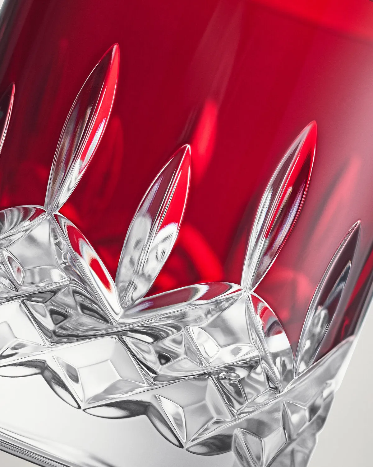 Waterford Lismore Red Straight tumbler whiskyglas 2 stk rød
