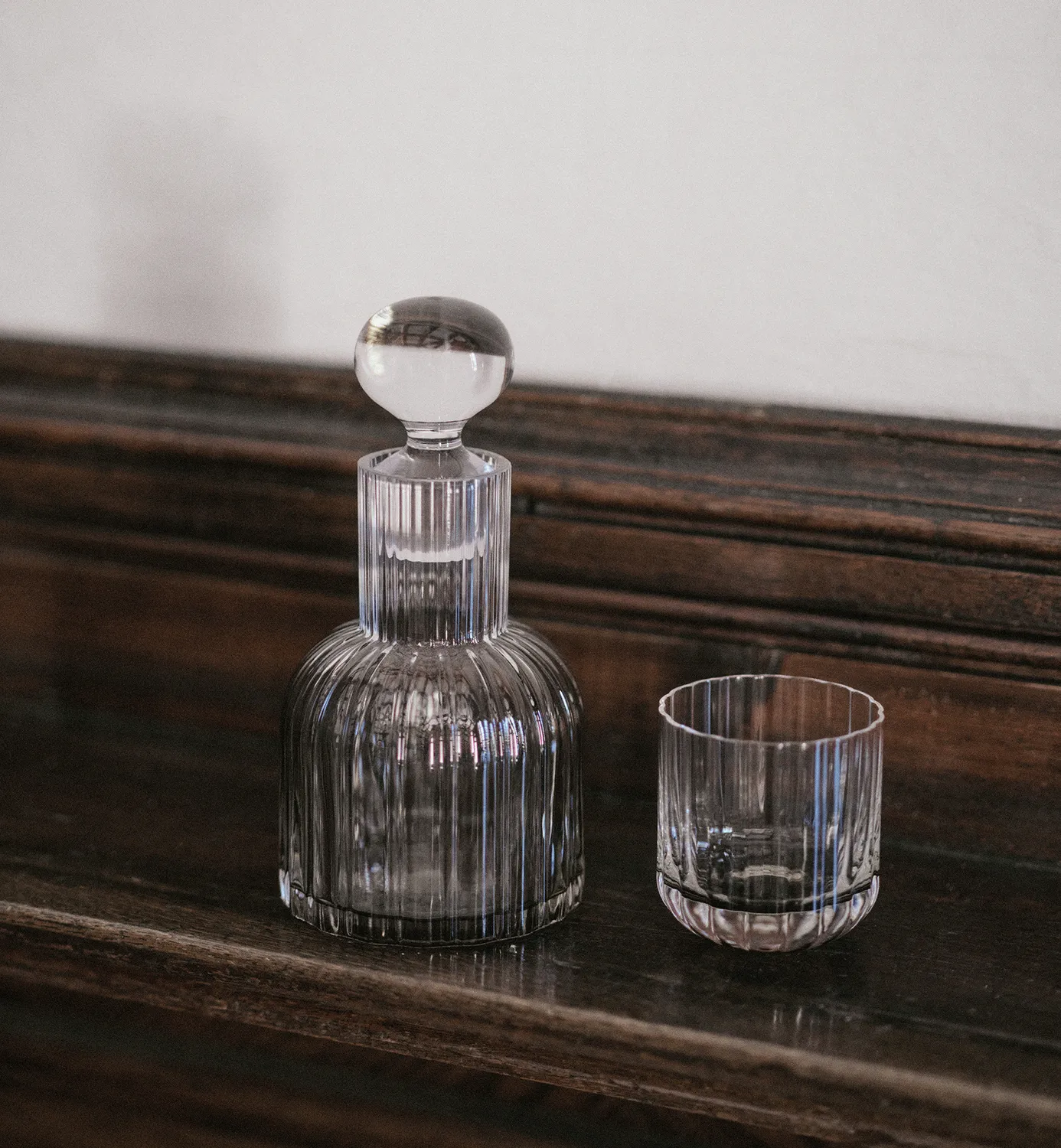 Krosno Marszalkowska vandglas 300 ml røgfarvet