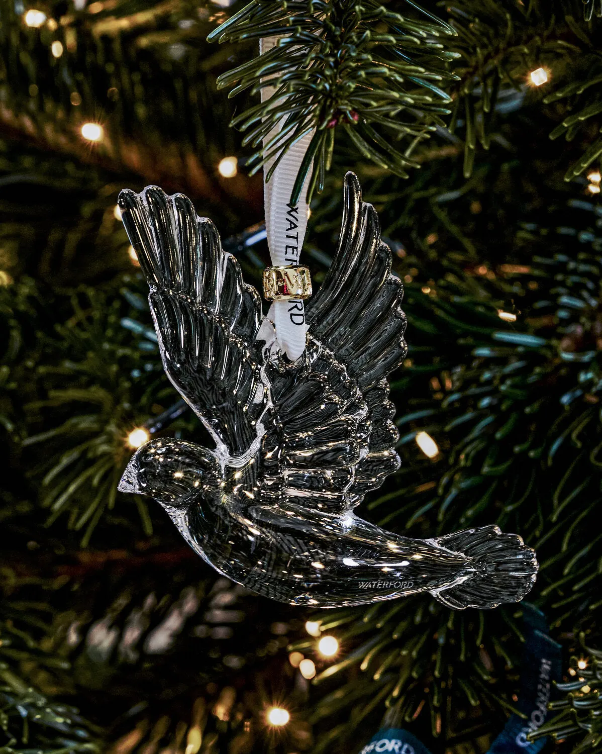 Waterford Dove Of Peace juleornament krystal