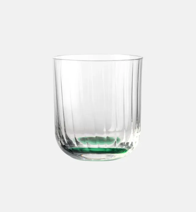 Krosno Bubble vandglas 300 ml mørkegrøn