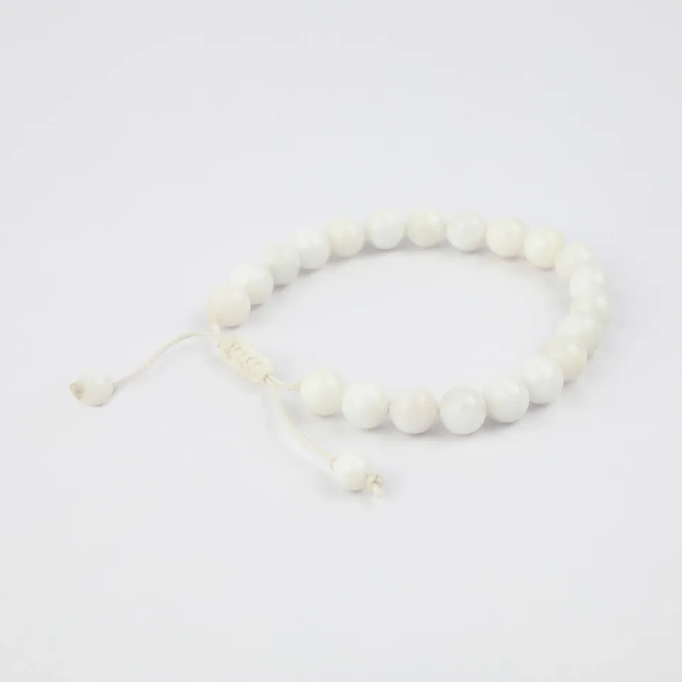 El'Cobre Macrame Moon Stone armbånd månesten
