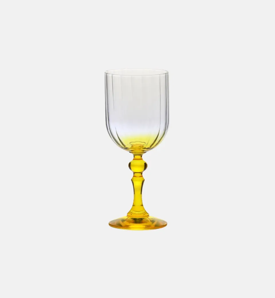 Krosno Ombré vinglas 300 ml gul stilk