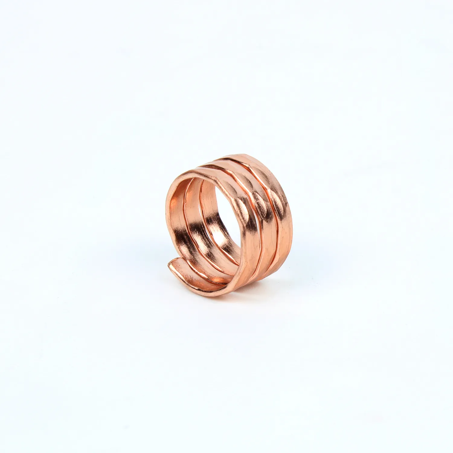 El'Cobre kobberring Design 8 justerbar ren kobber