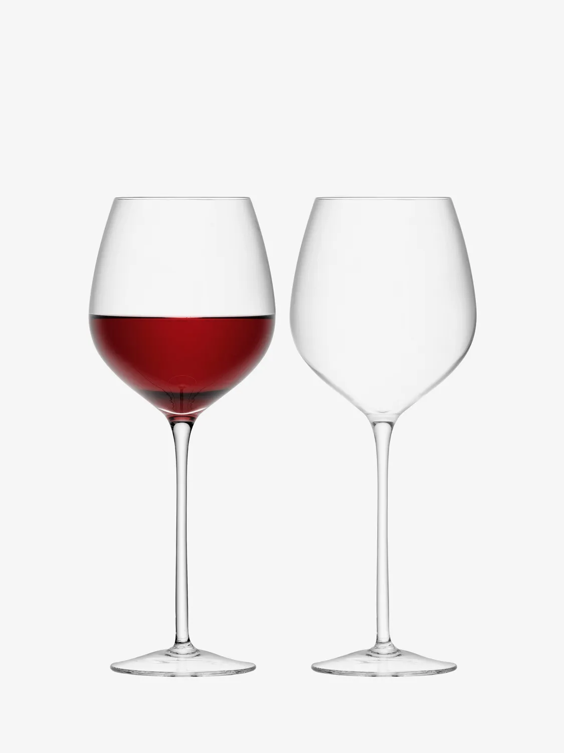 LSA Wine rødvinsglas mundblæst 2 stk stor skål