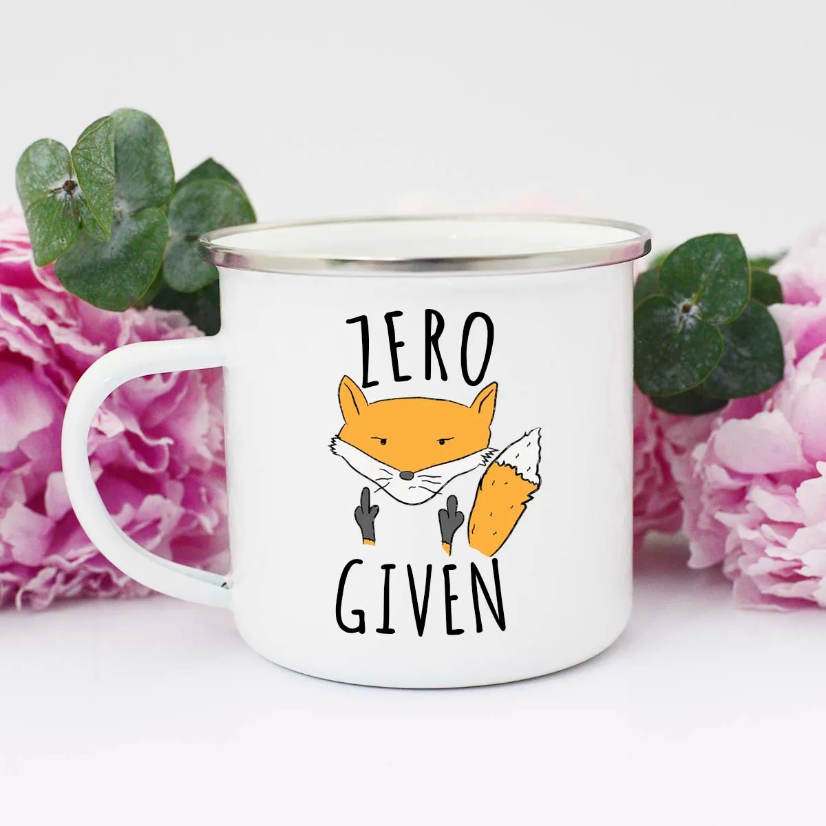 Mugsby Zero Fox Given krus 325 ml hvid