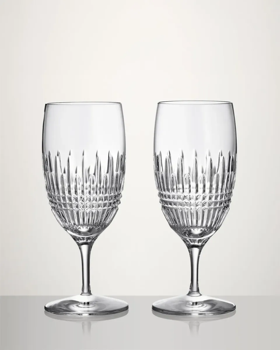 Waterford Lismore Diamond drikkeglas 2 stk krystal