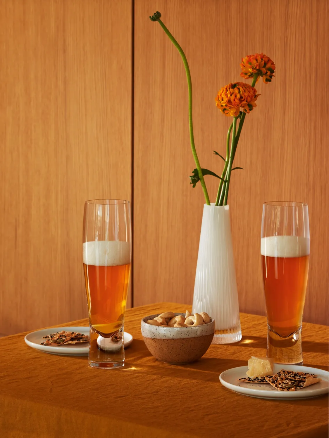 LSA Bar ølglas 2 stk mundblæst lager