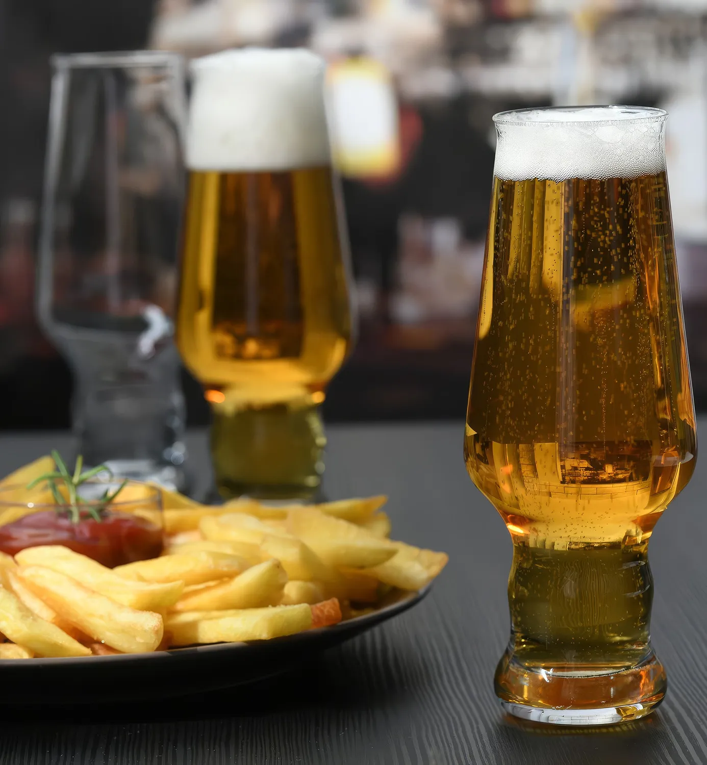 Krosno IPA ølglas 400 ml ribbet glas