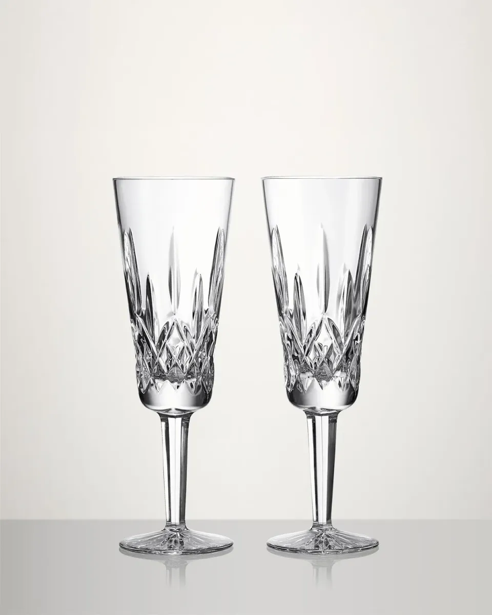 Waterford Lismore champagneglas 2 stk krystal flute