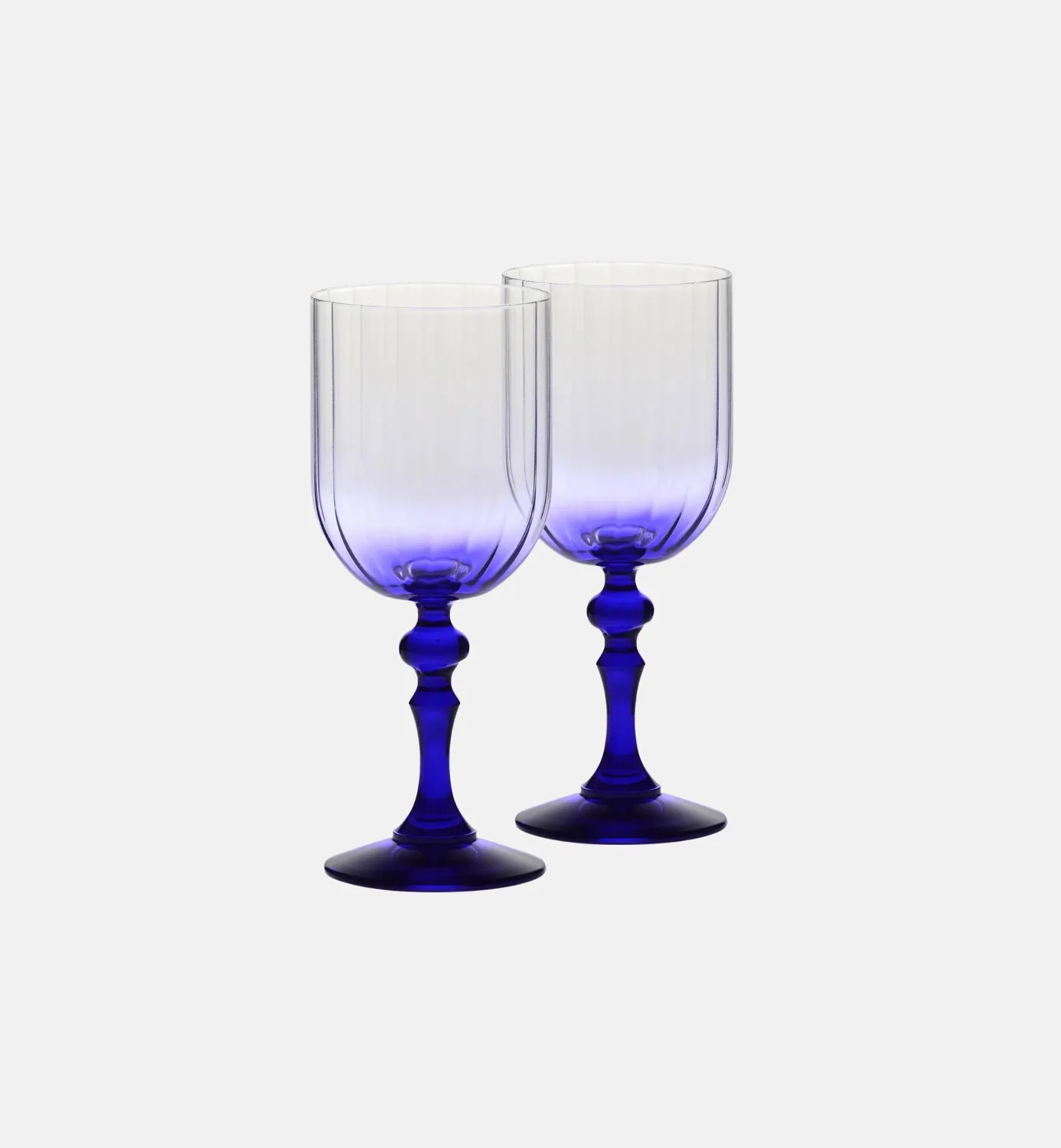 Krosno Ombré vinglas 300 ml navy krystal