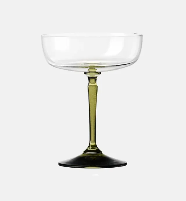 Krosno Celebration Moments champagneglas 230 ml grøn