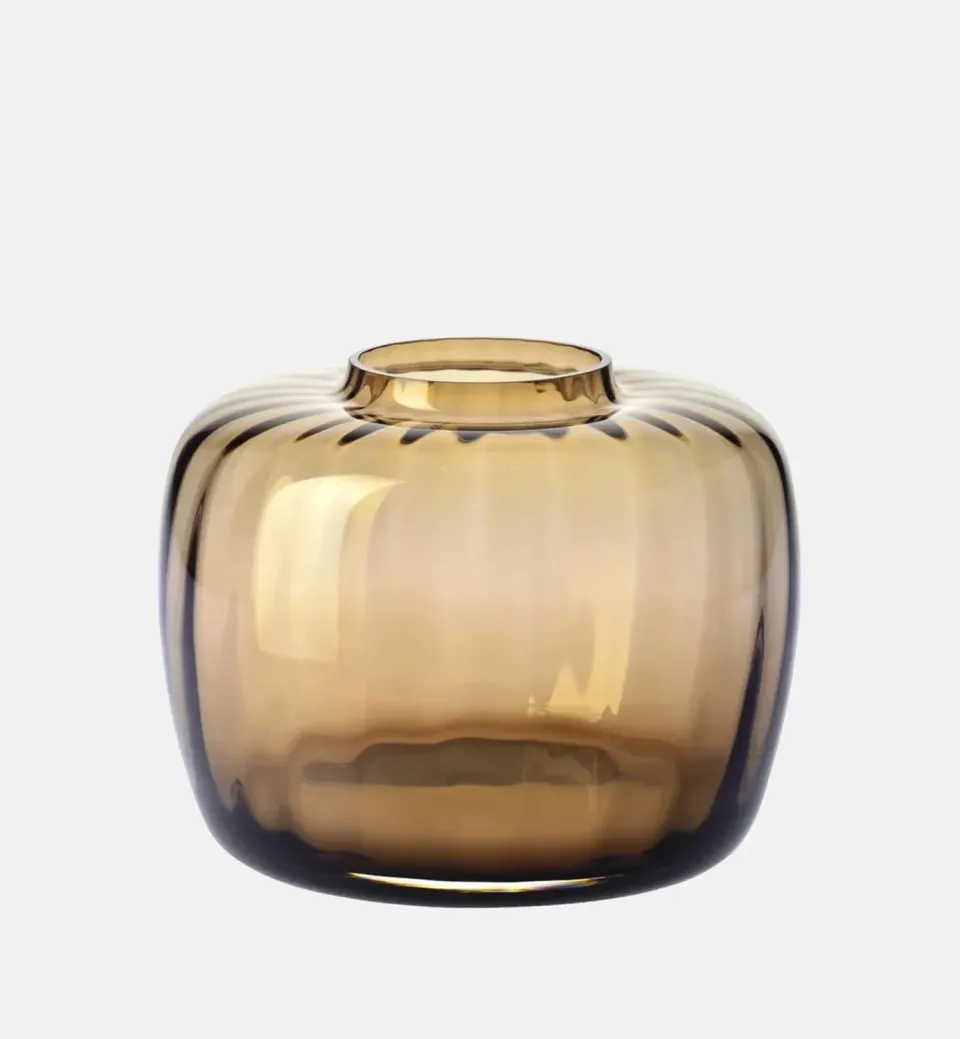 Krosno Ballerina vase bronzite 19 cm krystal