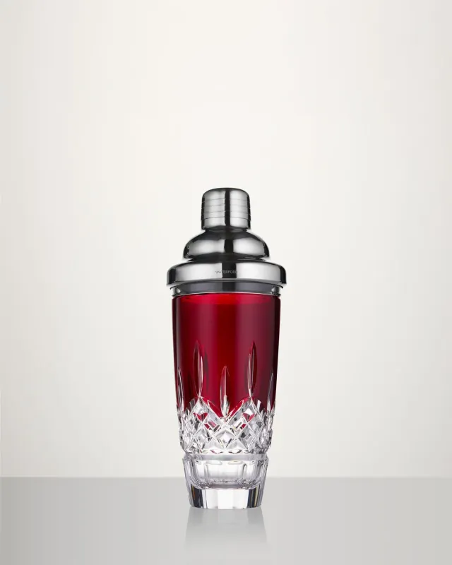 Waterford Lismore Red cocktailshaker rød krystal