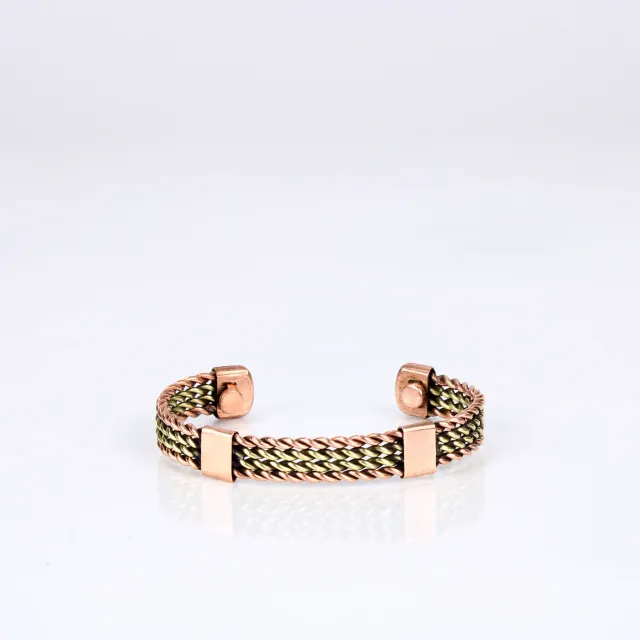 El'Cobre Design 24 kobberarmbånd let med æske