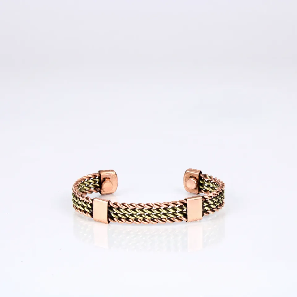El'Cobre Design 24 kobberarmbånd let med æske