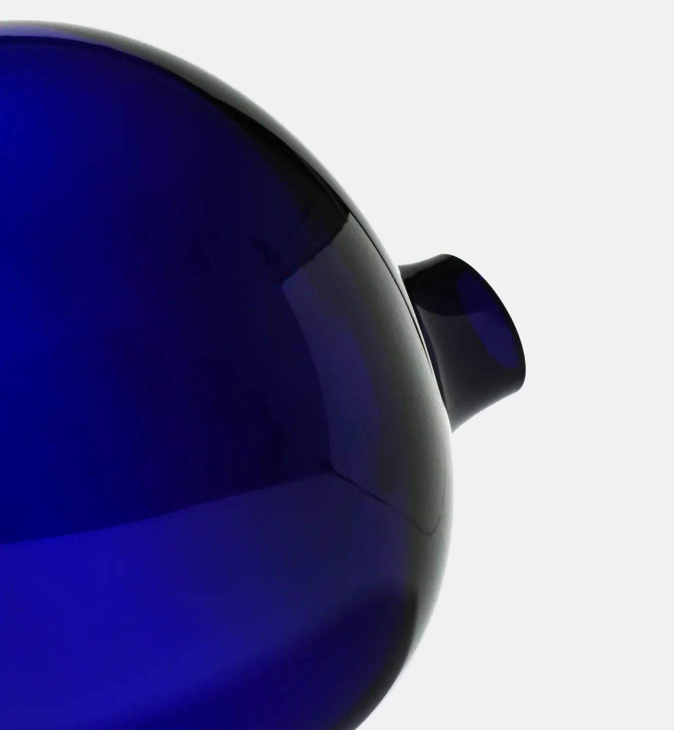 Krosno Pebble 2017 vase 30 cm kobolt