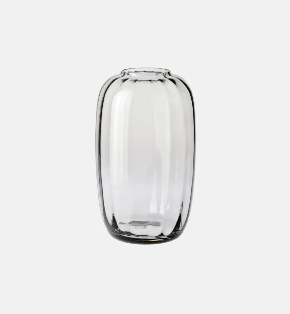 Krosno Ballerina Celestine vase 34 cm blågrå glas
