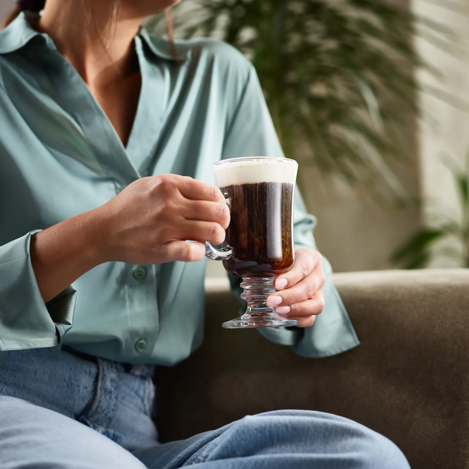 Libbey Irish Coffee krus glas 4 stk 251 ml klart med hank