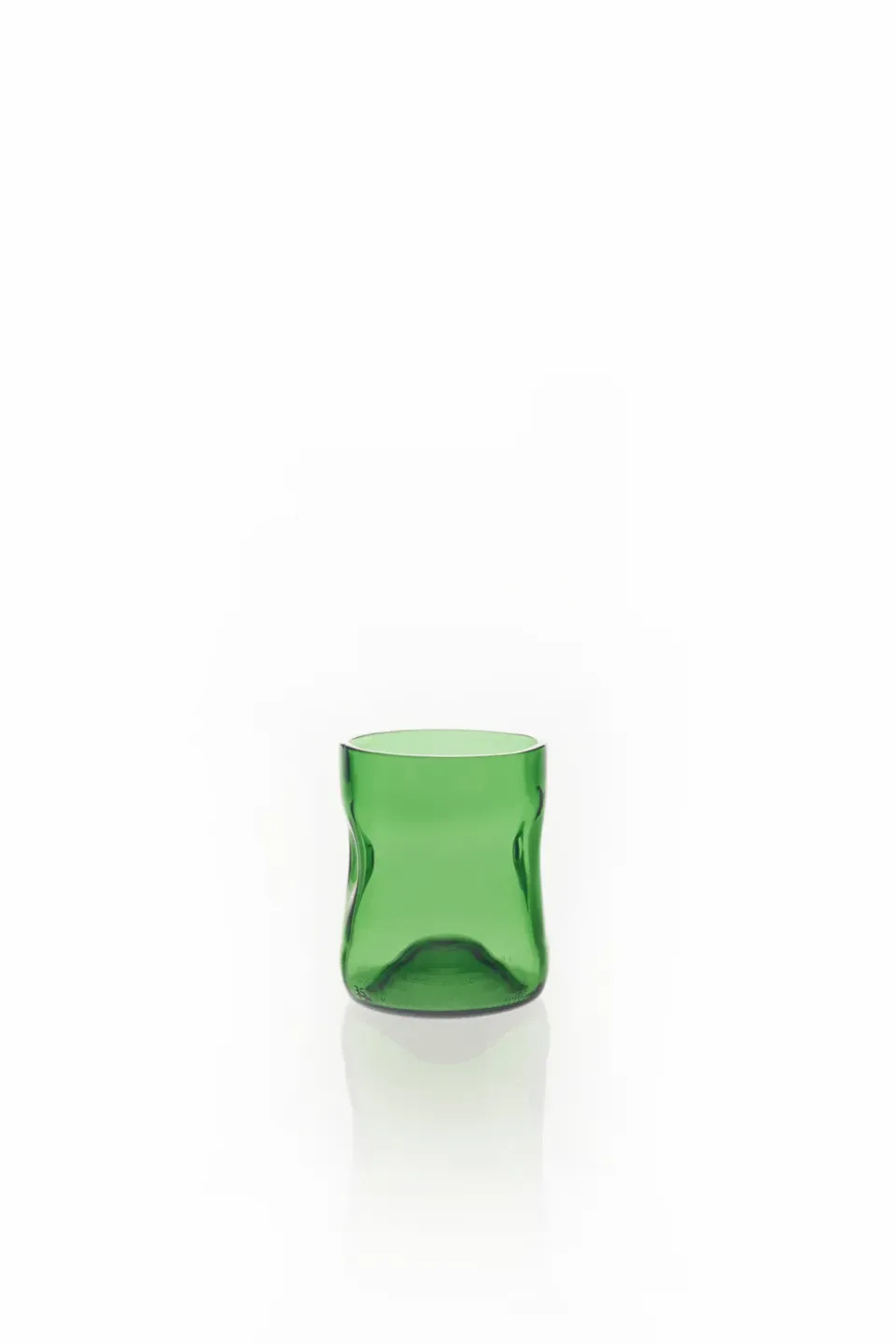 Jesper Jensen Glass Short drikkeglas grøn genbrugsglas