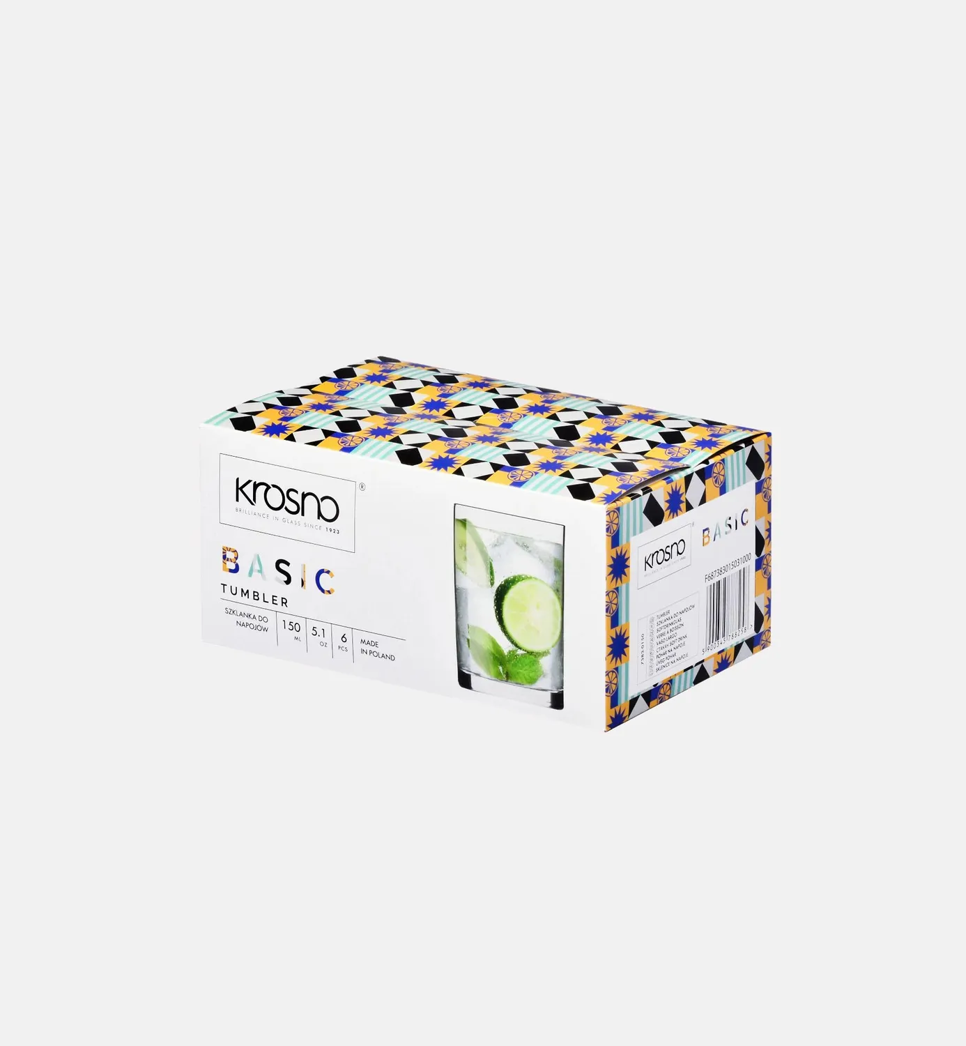 Krosno Straight drikkeglas 150 ml lige