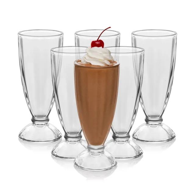 Libbey Fountain Shoppe milkshakeglas 6-pak 355 ml højt