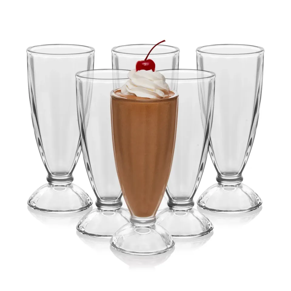 Libbey Fountain Shoppe milkshakeglas 6-pak 355 ml højt