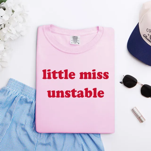 Mugsby Little Miss Unstable t-shirt pink S