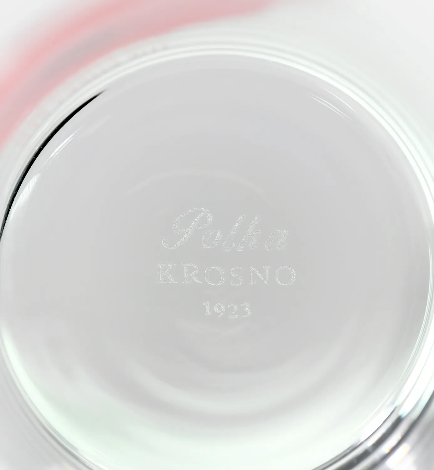 Krosno Polka Poppy Red drikkeglas 250 ml valmue
