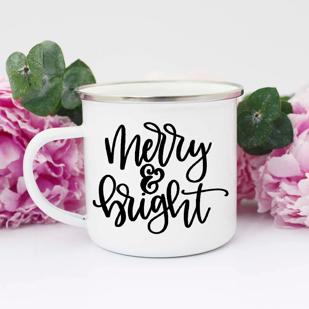 Mugsby Merry & Bright kop 325 ml sort jul
