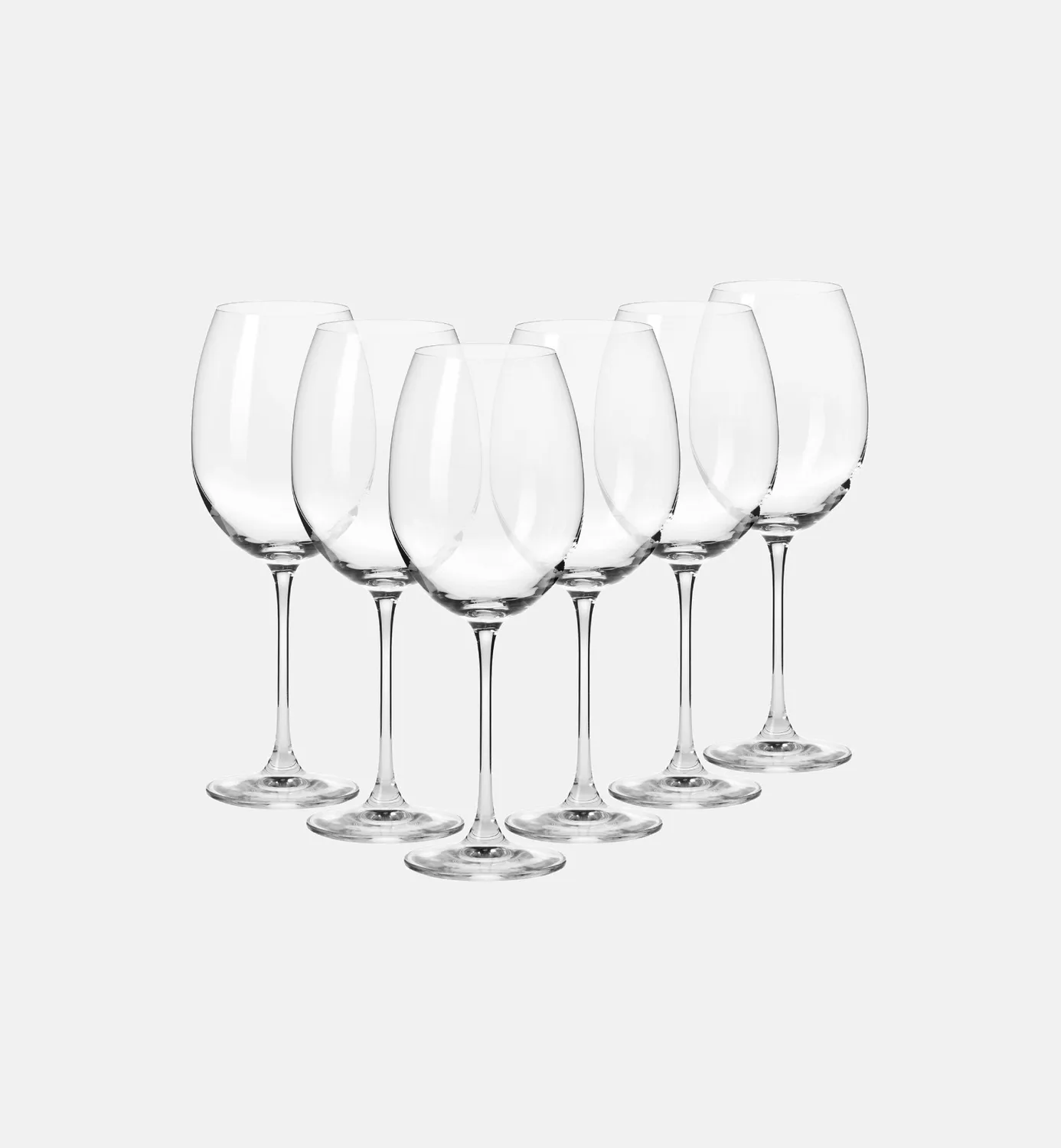 Krosno Wine 530 vinglas 530 ml klart krystal 6 stk