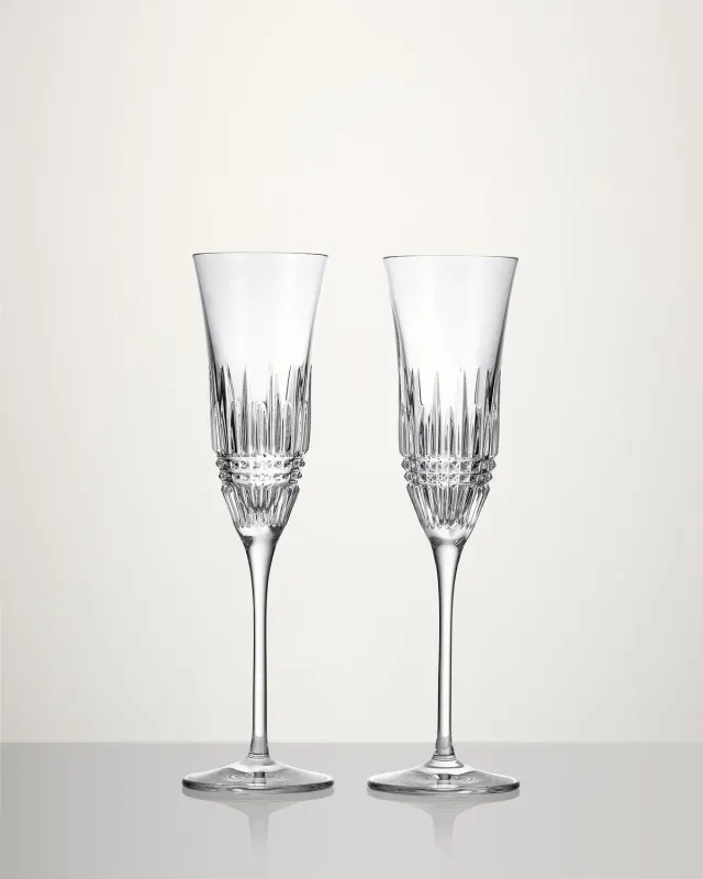 Waterford Lismore Diamond Flute champagneglas 2 stk krystal