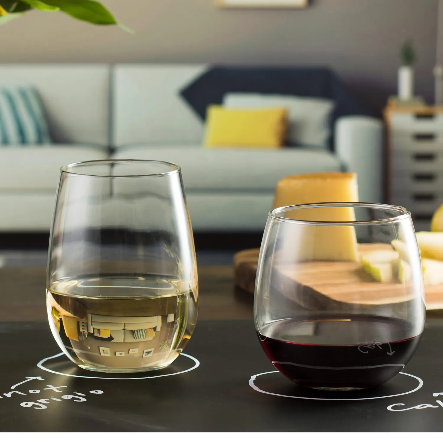 Libbey Stemless vinglas 12 stk uden stilk klart