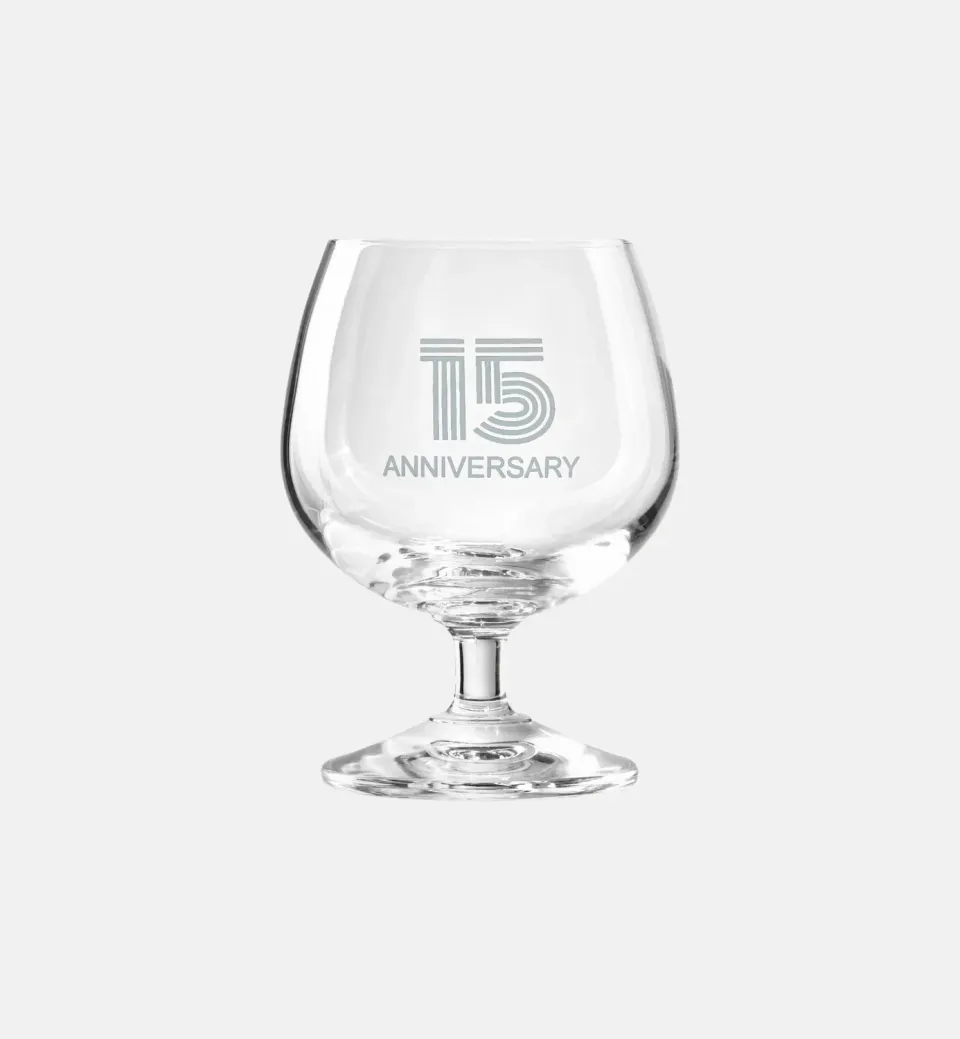 Krosno 15 Anniversary cognacglas 230 ml med tryk
