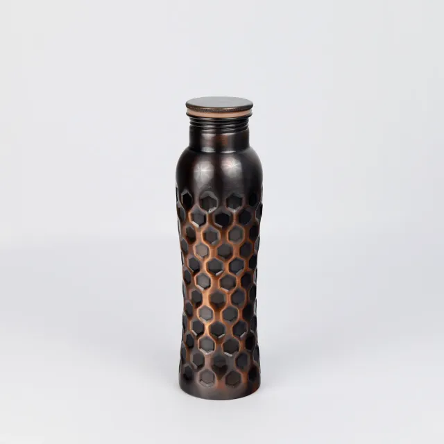 El'Cobre Antique Diamond Curve kobberflaske 1000 ml antik