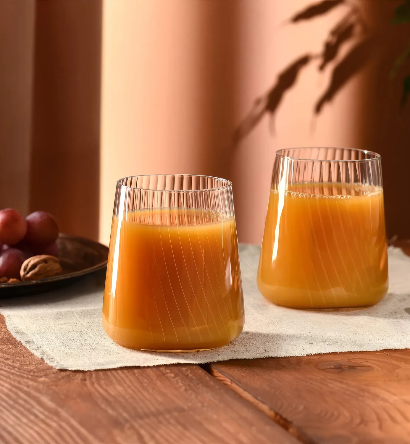 Krosno Avant-Garde LUMI tumbler 430 ml rillet