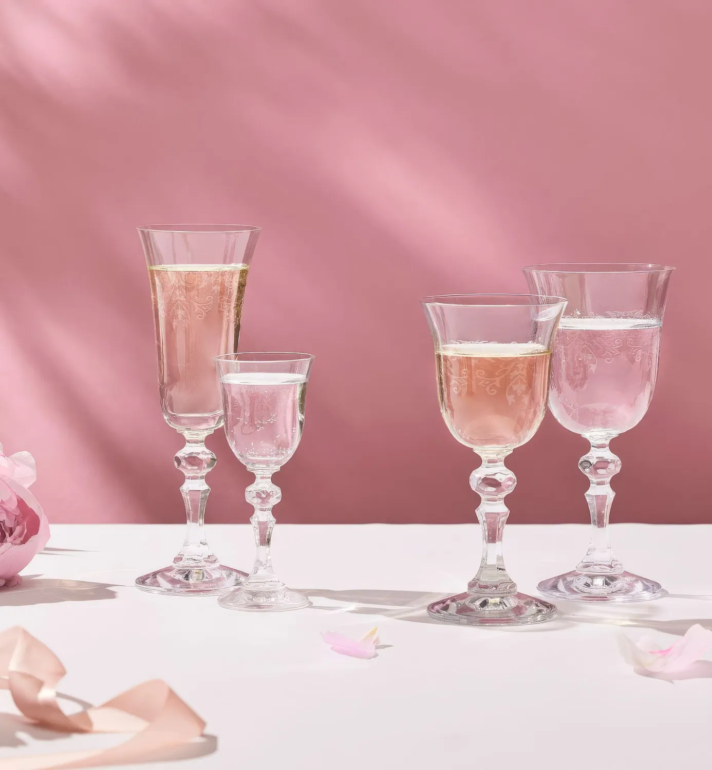 Krosno Krista Deco glassæt 36 dele krystalglas