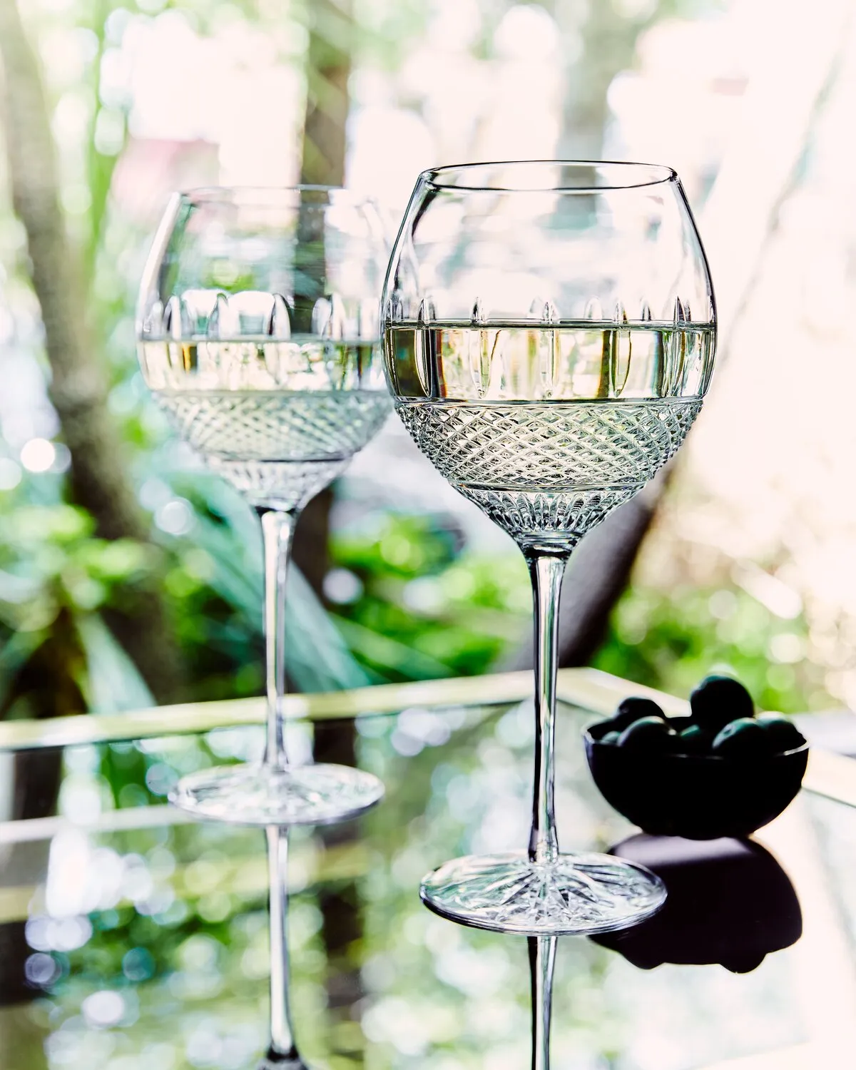 Waterford Irish Lace hvidvinsglas 2 stk krystal