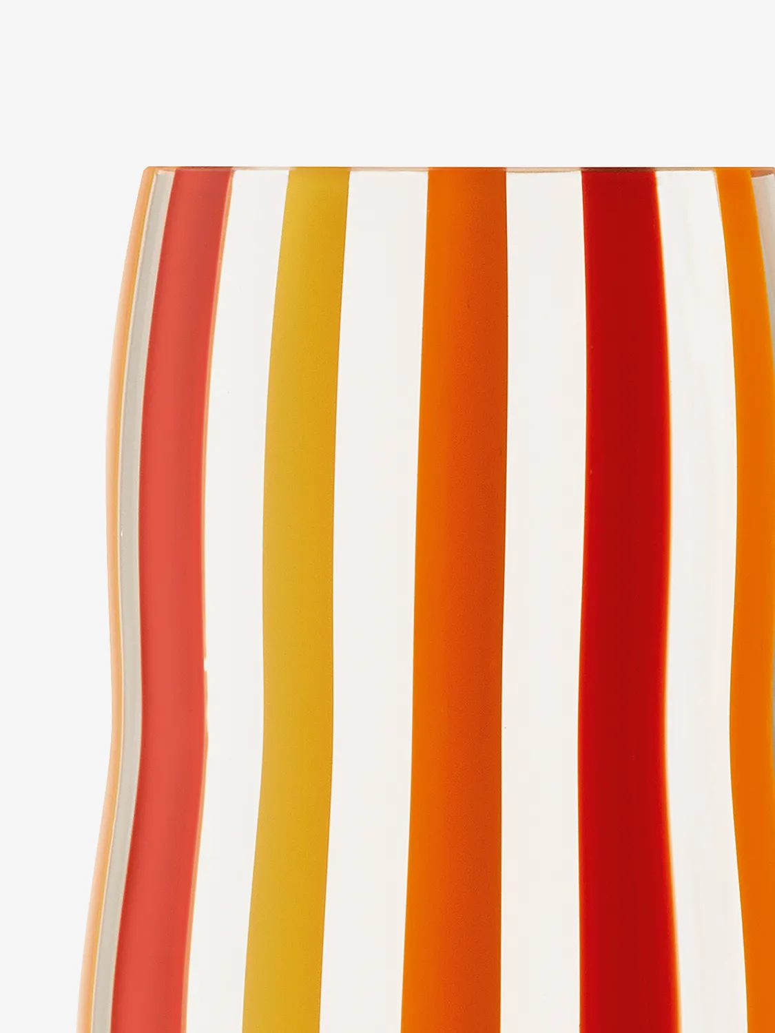 LSA Folk vase høj mundblæst glas