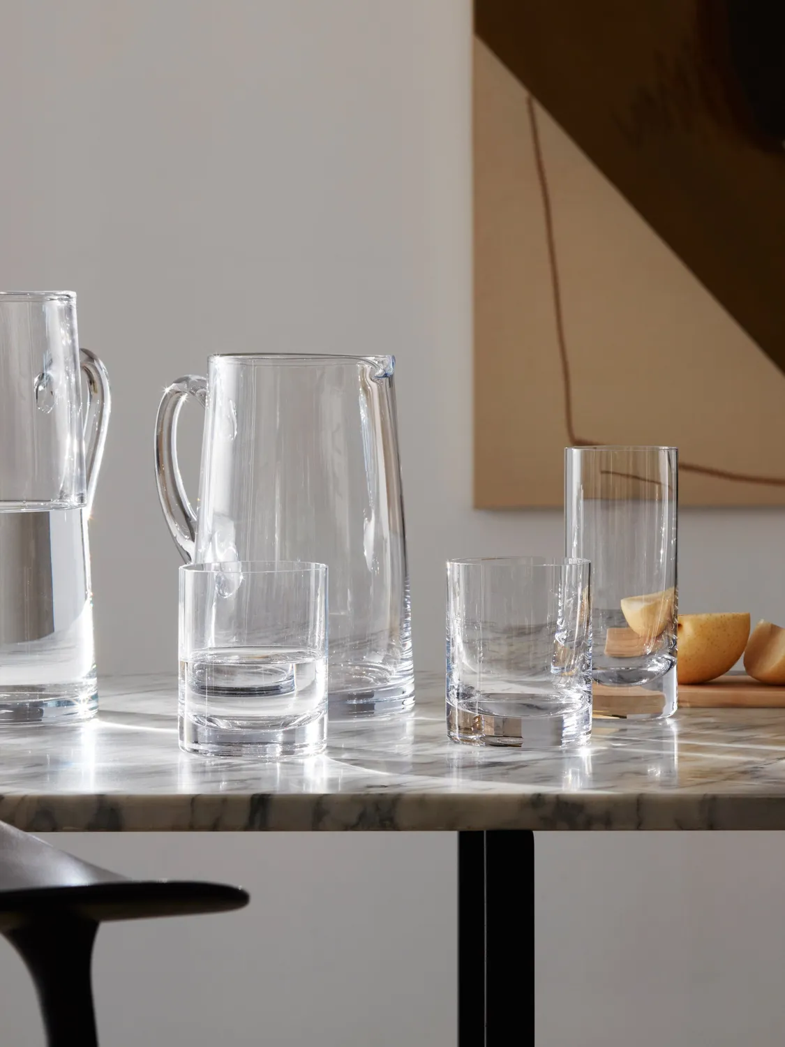 LSA Bar tumblerglas 2 stk whiskyglas tung bund