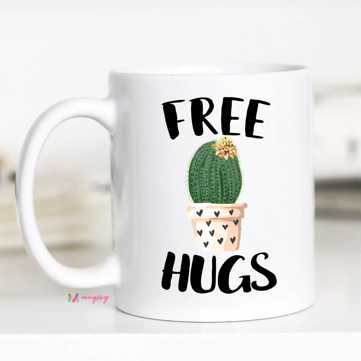 Mugsby Free Hugs Cactus kop 325 ml kaktus