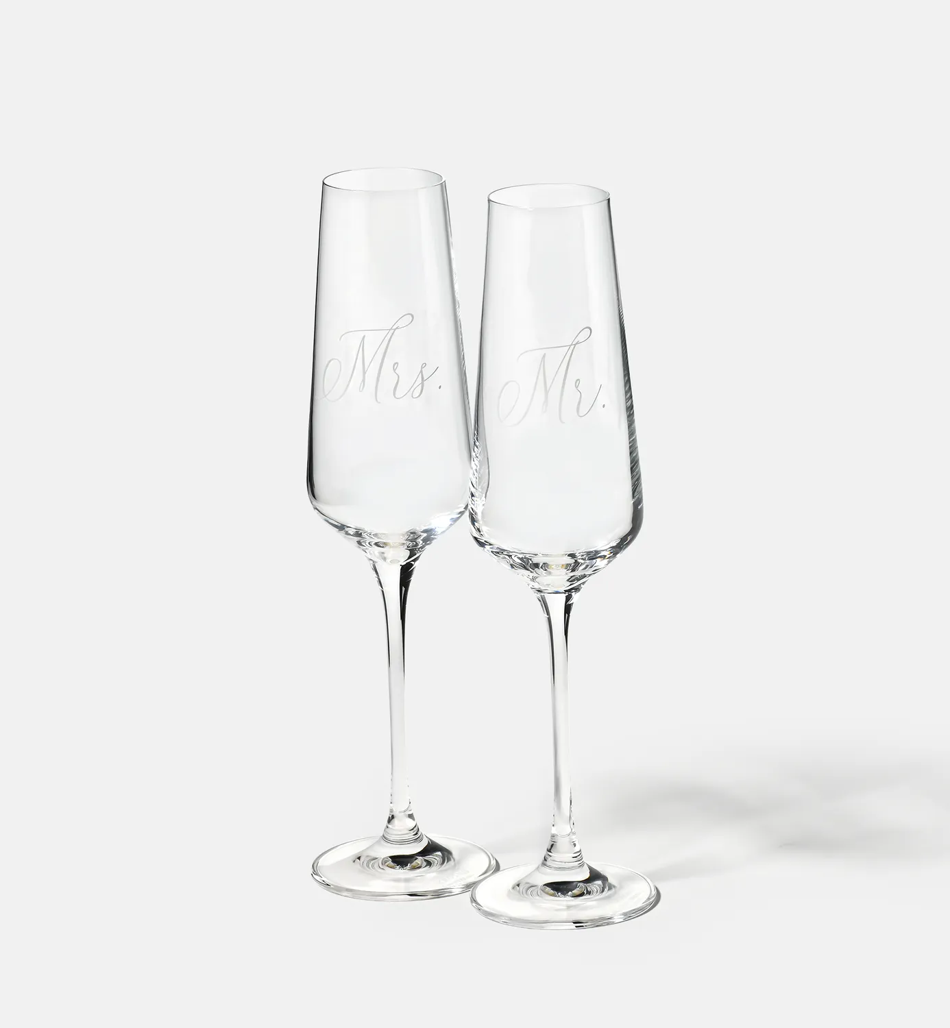 Krosno Mr. & Mrs. champagneglas 180 ml 2 stk krystal