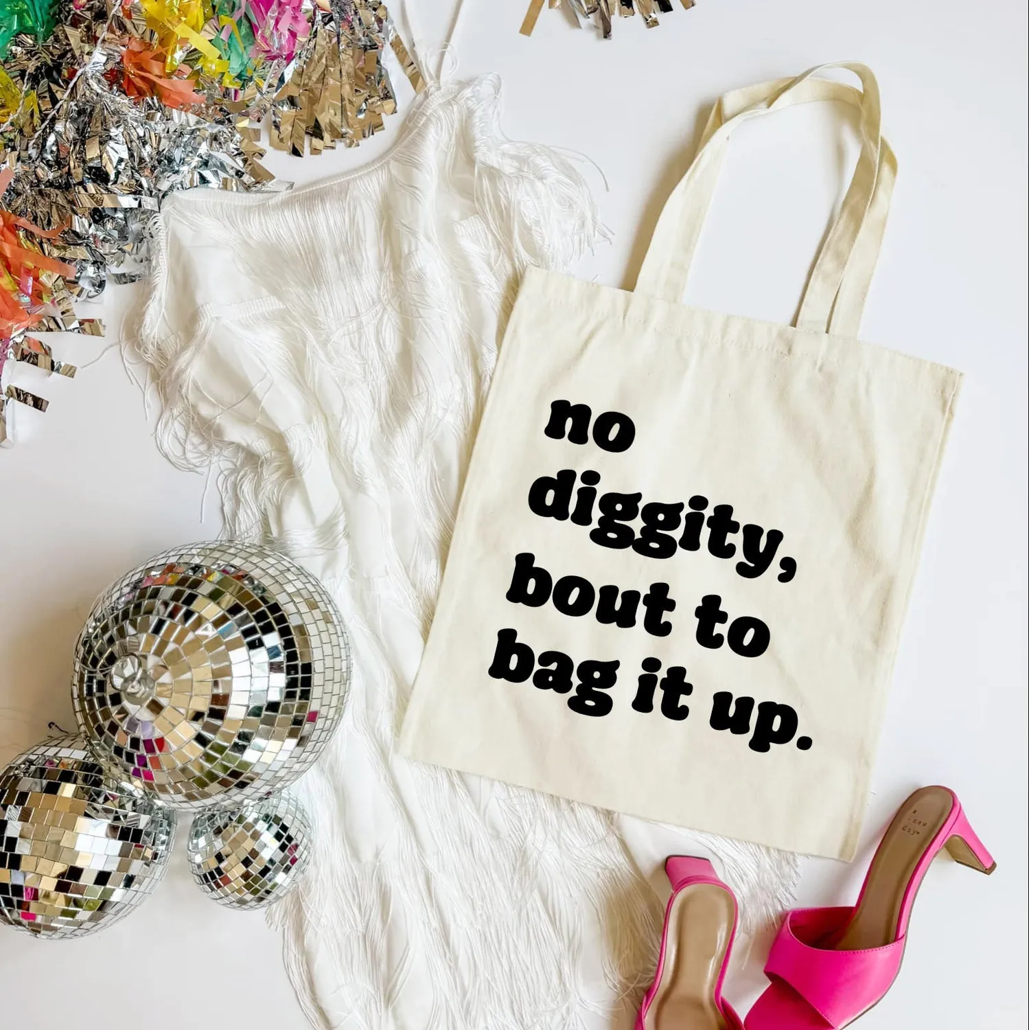Mugsby No Diggity mulepose bomuld sjov