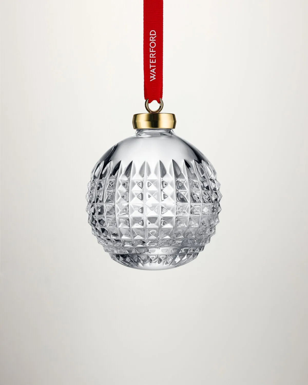 Waterford Elton John E julekugle krystal guld
