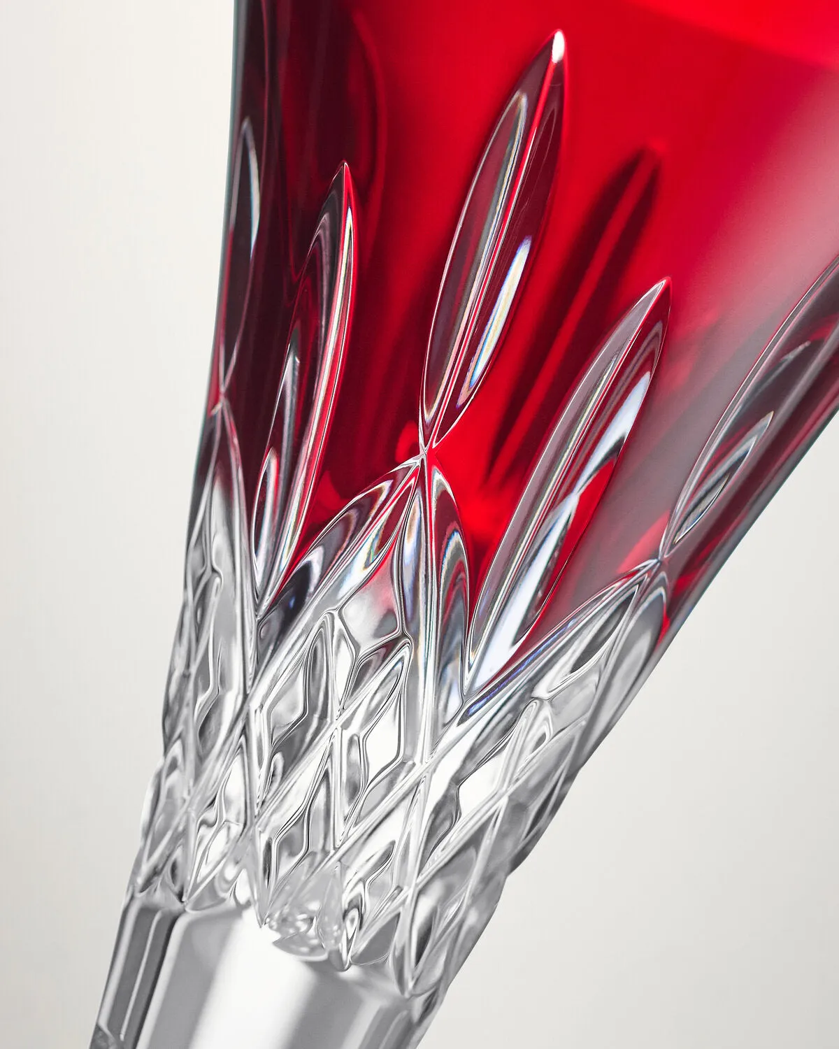 Waterford Lismore Red champagneglas 2 stk rød