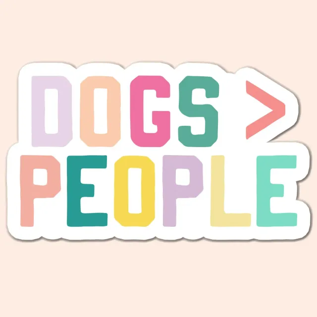 Mugsby Dogs Over People krus 11 oz sjov hundegave