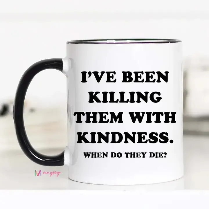 Mugsby Killing Them With Kindness kop cowgirl 325 ml
