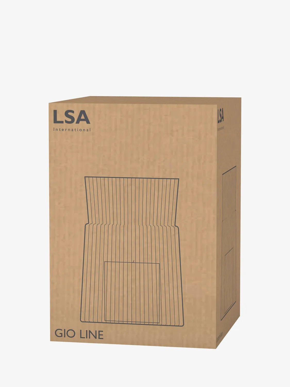 LSA Gio lanterne vase riflet glas bloklys inkl.