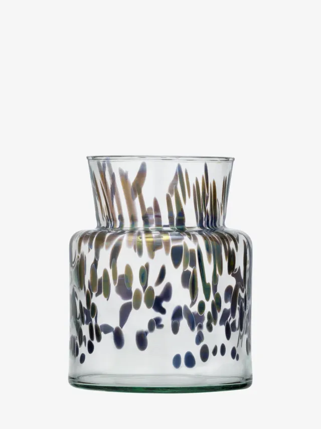 LSA Sea Glass vase lanterne genbrugsglas høj